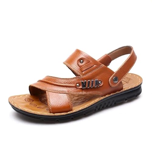 Elliano – Hochwertige Orthopädische Sandalen für Herren (Braun-1,40) von SWZEC