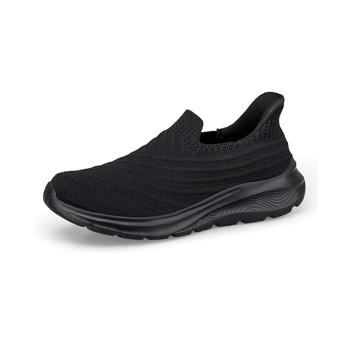 Ergonomischer Anti-Schmerz Slip in Schuh – Orthopädische Unterstützung ohne Bücken - Unisex (41,Schwarz) von SWZEC