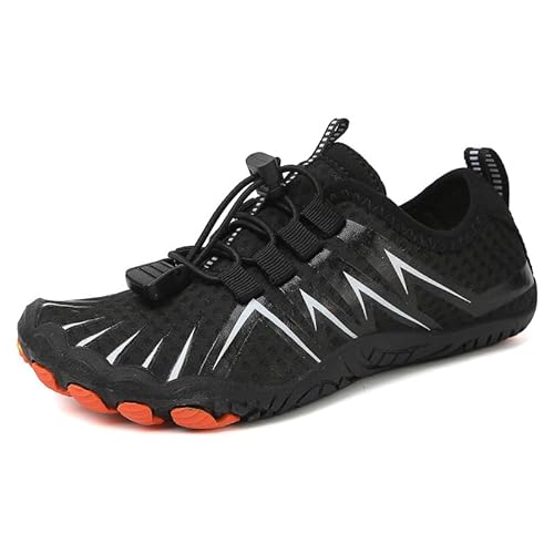 FELDLUFT Explorer -Luca Kinder Barfußschuhe für den Frühling und Sommer OutdoorHeld Outdoor Kids Barfußschuhe (39,Schwarz,Jugendliche) von SWZEC