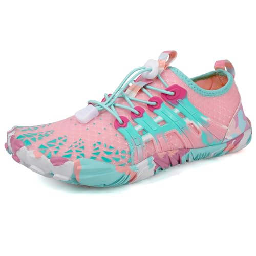 FELDLUFT Explorer- Sanea Barfußschuhe Gesunde Bequeme Unisex rutschfeste Barfußschuhe -Feel Pro 2.0 Pro Barfußschuhe (38,Sommer Rosa) von SWZEC