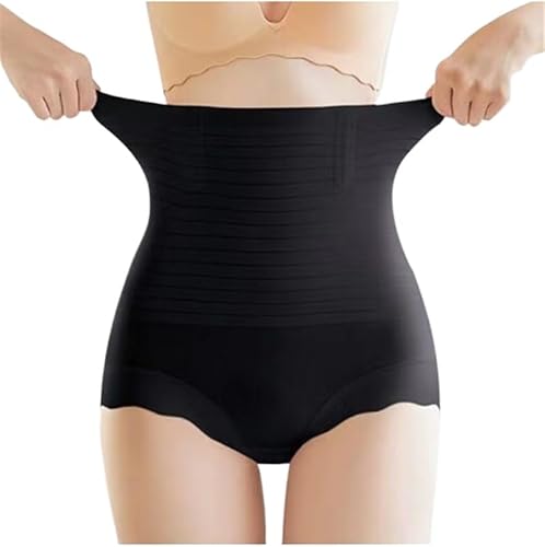 HalloBH 2025 Hochtaillierte Ice Silk Shaping Unterhose – Starke Taillenformung und Po-Anhebung(Schwarz,2XL:70-80kg) von SWZEC