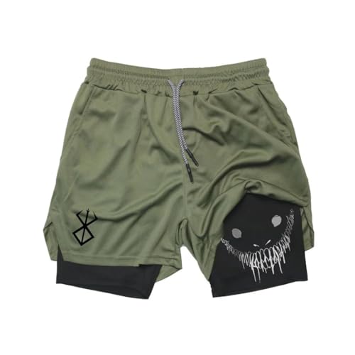Ironfit Berserk Shorts (M,Grün) von SWZEC
