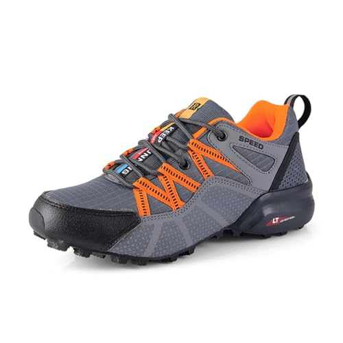 Keep Running Speed 3 orthopädische Schuhe (42,Schwarz Orange) von SWZEC