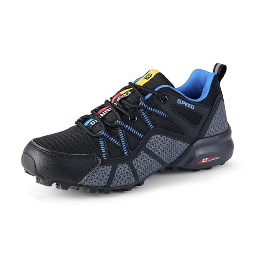 Keep Running Speed 3 orthopädische Schuhe (47,Schwarz Blau) von SWZEC