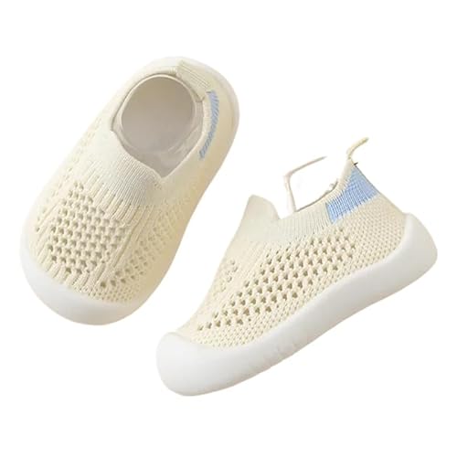 Mein kleines Baby HAPPYFEET Comfy™ - rutschfeste Sohle - Kinder Turnschuhe(Numeric_17,Beige) von SWZEC