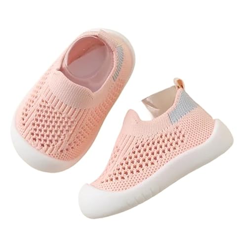 Mein kleines Baby HAPPYFEET Comfy™ - rutschfeste Sohle - Kinder Turnschuhe(Numeric_17,Rosa) von SWZEC