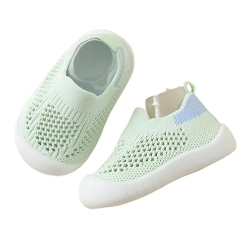 Mein kleines Baby HAPPYFEET Comfy™ - rutschfeste Sohle - Kinder Turnschuhe(Numeric_19,Grün) von SWZEC