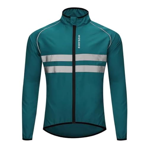 NaturVibes™ Premium Wetterjacke WOSAWE (Petrolblau,XL) von SWZEC