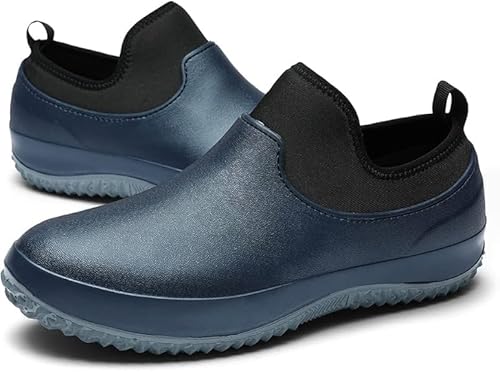 ORTOREX wasserdichte Slip-On Arbeitsschuhe Unisex Work Shoes (38,Blau) von SWZEC