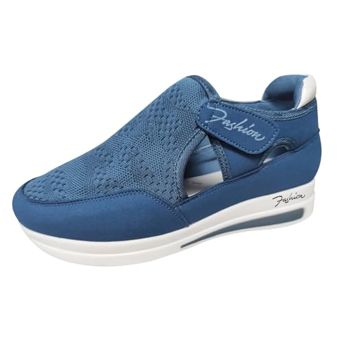 Orthoday Damenschuhe mit Memory-Foam: Komfort, Stil & Orthopädische Unterstützung(Blau,Numeric_39) von SWZEC