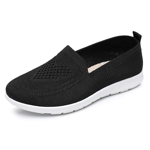 Orthopadische Schuhe Orthopädische Sommerschuhe – Airflex(Numeric_43,SCHWARZ) von SWZEC