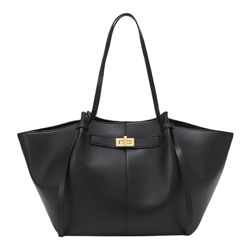 SWZEC Adalas Livana Tote Braun | Elegante Große Tote Bag Mit Laptopfach Und Goldenen Details Aus Veganem Ultrafiber Für Damen von SWZEC