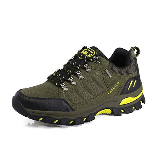 SWZEC Bequemer Wanderschuh Mit Ergonomischer Passform (41,Olivgrün) von SWZEC