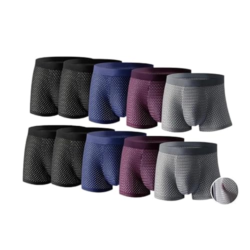 SWZEC Boxhero Deutschland Boxer AUS Bambusfasern | BOXHERO(4X_l,4X Schwarz + 2X Blau + 2X Rot + 2X Grau) von SWZEC