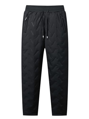 Cold Killer Unisex Thermohose (Schwarz- Gerader Schnitt,5XL(90-100kg)) von SWZEC