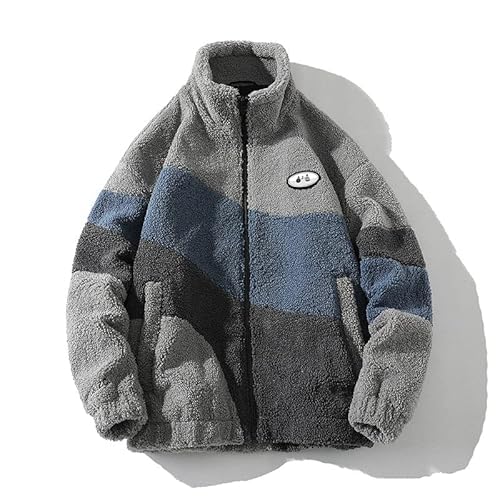 SWZEC Decarba x Fuzzy Retro Fleece Jacket (Grau,M) von SWZEC