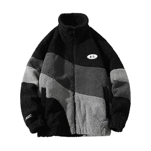 SWZEC Decarba x Fuzzy Retro Fleece Jacket (Schwarz,M) von SWZEC