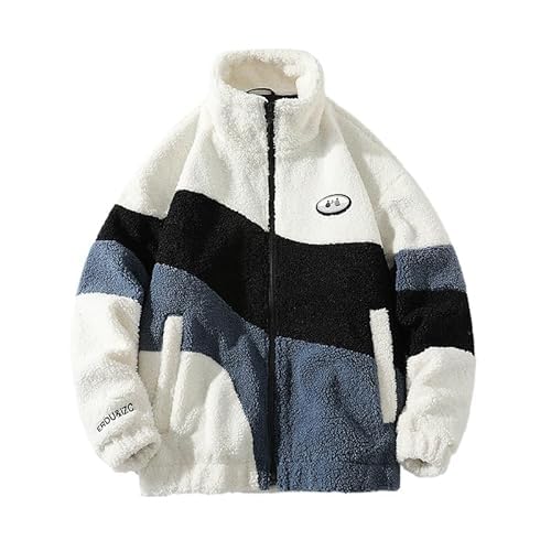SWZEC Decarba x Fuzzy Retro Fleece Jacket (Weiß,M) von SWZEC