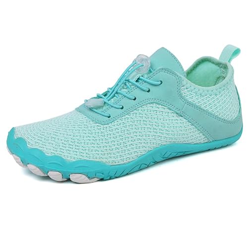 SWZEC FELDLUFT Hike Feel Pro 2.0- GESUNDE & rutschfeste Alltags-BARFUSSSCHUHE (Unisex) (40,Blau) von SWZEC