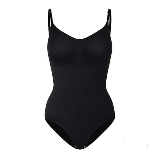 SWZEC FitShape - Bodysuit Sculpting Shapewear (Schwarz,L) von SWZEC