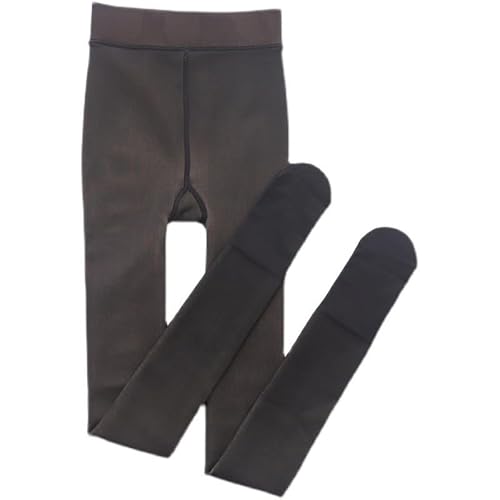 Freiluftkinder - Gefütterte Thermo-Strumpfhose (Schwarz 350G (5 bis -10°C),XS-S) von SWZEC
