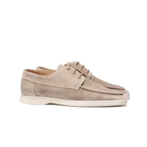 SWZEC Herren-Leder-Loafers mit Schnürung - Luxuriös und Frühlingsfrisch 2025 - Diederik von SWZEC