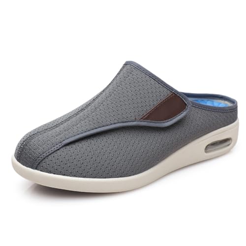 SWZEC HexoComfy Orthopädische Ödeme Diabetikerschuh (Dunkelgrau,49) von SWZEC