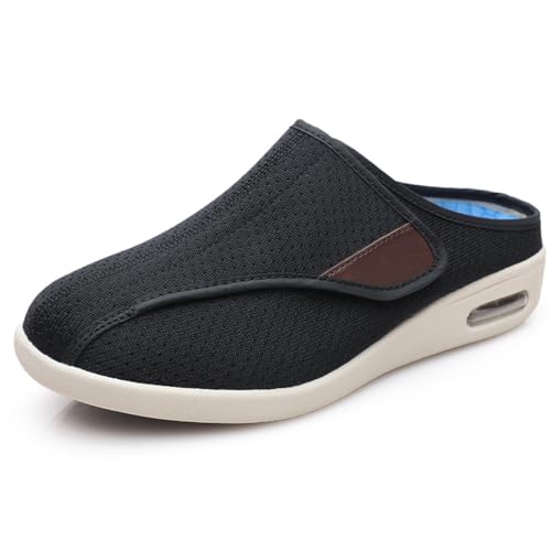 SWZEC HexoComfy Orthopädische Ödeme Diabetikerschuh (Schwarz,50) von SWZEC