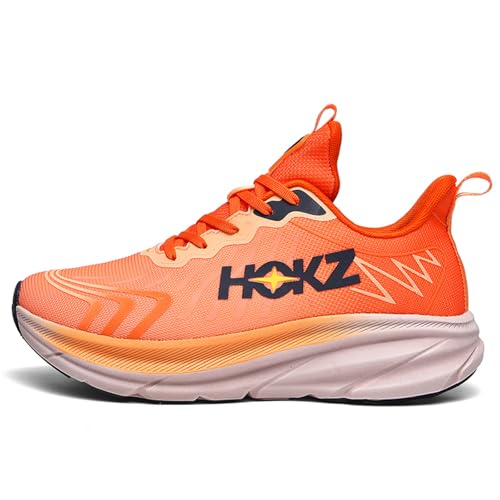 SWZEC Hokz Laufschuhe | Leichtgewicht und unterstützendes Design (39,Orange) von SWZEC