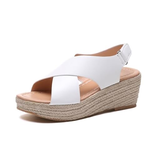 SWZEC Komfortable Orthopädische Keilabsatz-Espadrilles - Clara von SWZEC