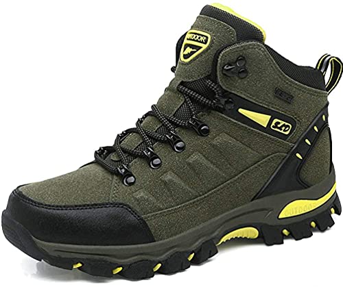 SWZEC Komfortable Wanderschuhe Mit Ergonomischem Design (Olivgrün,38) von SWZEC