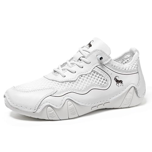 SWZEC MotionFlex – Ultraleichte Atmungsaktive Barfuß-Schuhe(Numeric_42,Weiß) von SWZEC