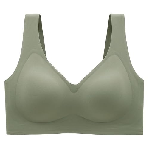 SWZEC NUBELLE - Nahtloser Premium BH (Grün,XXL) von SWZEC