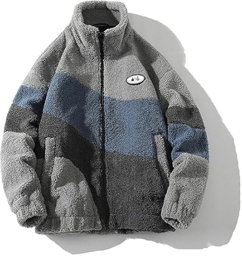 SWZEC Navoli Vintage Herren Jacke in klassischen Farben | Garethson (Grau,M【50-60KG】) von SWZEC