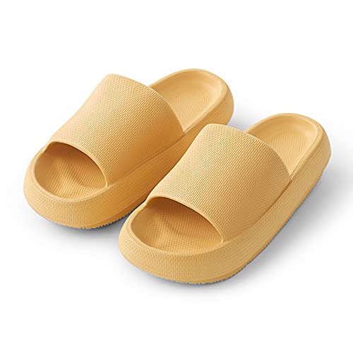 SWZEC Orthoback ORTHOFEET® Cloud Slippers - Komfort & Schmerzlinderung (44,Gelb,45) von SWZEC