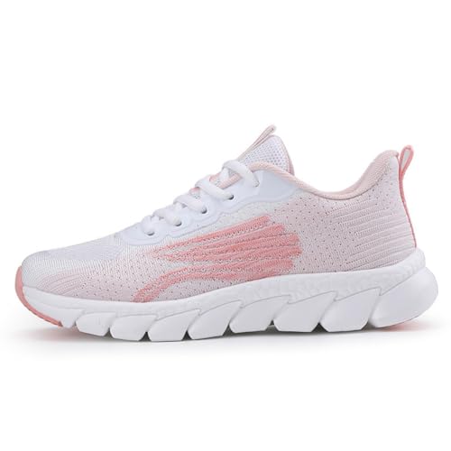 SWZEC ORTHOLITEIM-FEDERLEICHTE ORTHOPÄDISCHE Laufschuhe Damen (Rosa,41) von SWZEC