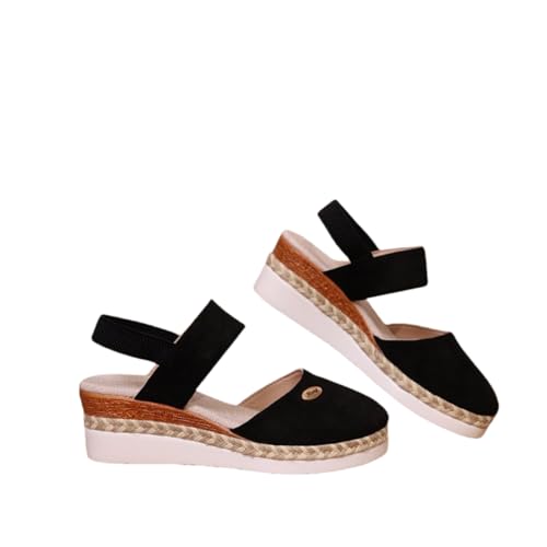 SWZEC OrthoStella - Sandalenschuhe (Schwarz,40) von SWZEC