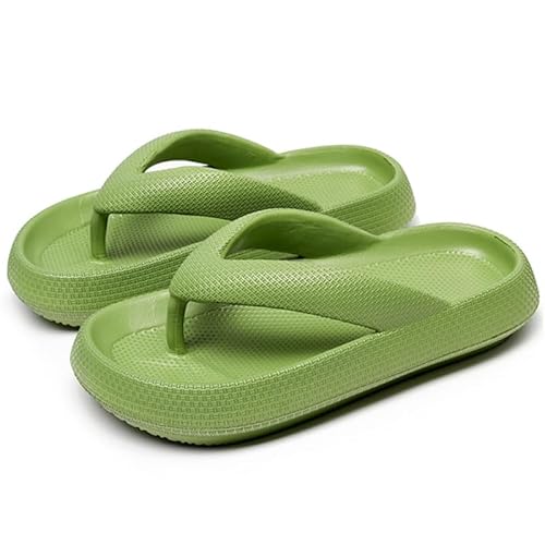 SWZEC Orthoback ORTHOSHOES Cloud Flip-Flops - Ergonomische Sommersandalen gegen Fuß- & Fersenschmerzen (40,Grün,41) von SWZEC