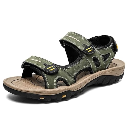 SWZEC Orthoback OrthoSandal® Castelo - orthopädische & ergonomische Outdoor Sandale (Grün,40) von SWZEC