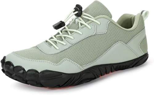 SWZEC Orthocare-Barfußschuh orthopädisch schmerzlindernd wasserdicht rutschfest breiter Zehenraum für Alltag & Gesundheit. (Mintgrün,46) von SWZEC