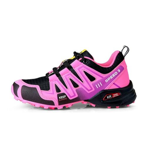 SWZEC Orthopädischer & Ergonomischer Lauf- & Wanderschuh - OrthoHike - Unisex (Pink (Damen),37) von SWZEC