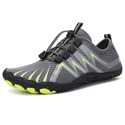 SWZEC Roeck Performance RÖCK - Natural Walk Barfußschuh,Sommer Feel pro 2.0 - rutschfeste universal barfußschuhe Unisex Gr. 36-48 (A35Grau,41) von SWZEC