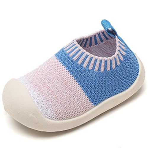 SWZEC SafeSteps™ rutschfeste Babyschuhe (Blau-Rosa,22) von SWZEC