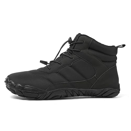SWZEC Winter-Barfußschuh für Damen und Herren Winterschuhe Winter (41,Schwarz/1) von SWZEC