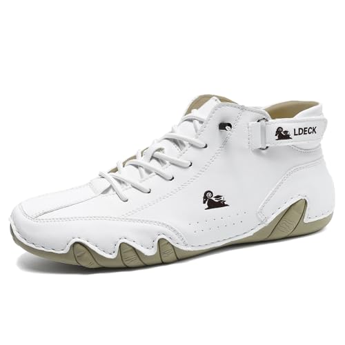 SWZEC Temala SoleComfort™ - Ultra-bequemer Rutschfester Barfußschuh aus echtem Leder (Weiß,37) von SWZEC