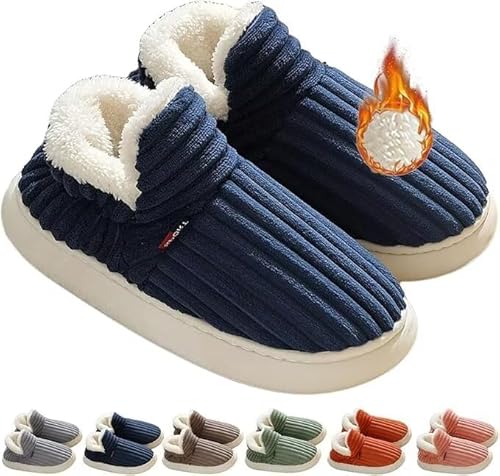 SWZEC WOLFF Boutique warme Hausschuhe Fur bequeme & weiche Hausschuhe mit Plüsch wie auf Wolken von SWZEC