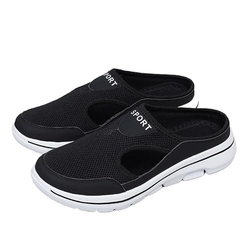 SWZEC WOLFF - KOMFORTABLE ATMUNGSAKTIVE SPORT-SANDALEN FÜR MÄNNER (Schwarz,41) von SWZEC