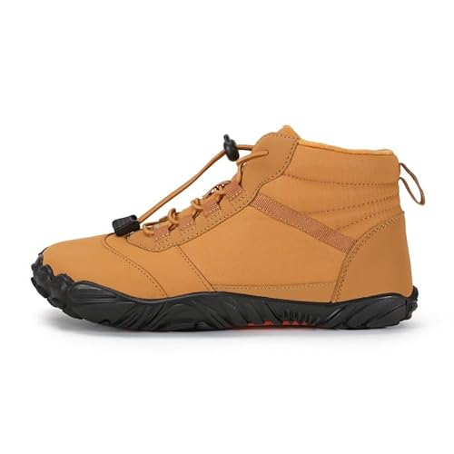 SWZEC Winter-Barfußschuh für Damen und Herren,Outdoorheld Winterschuhe Winter (39,Gelb) von SWZEC