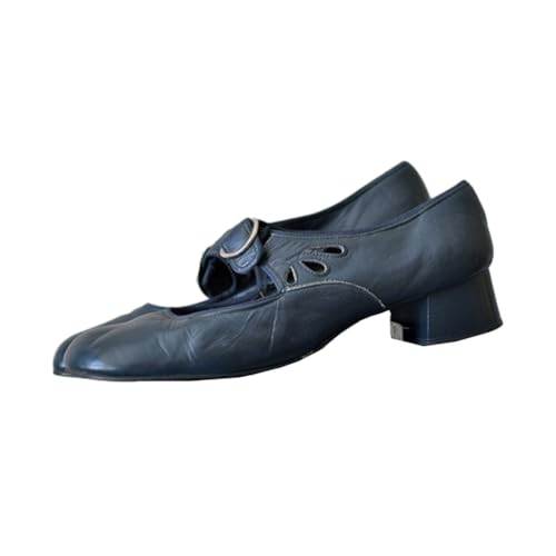 SWZEC Wolff Die einzigartige und Bequeme Ledersandale (41,Blau) von SWZEC