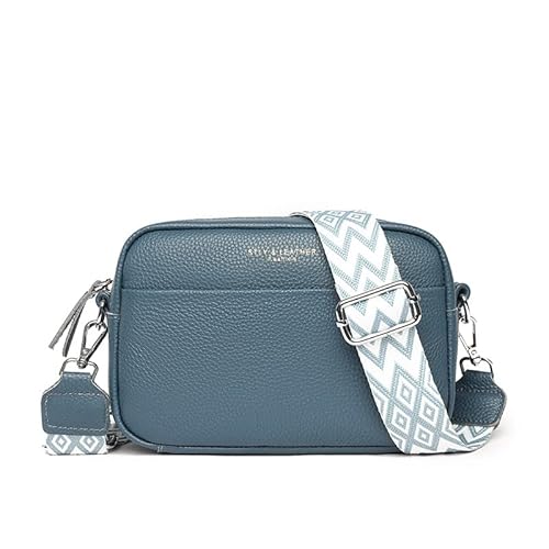 SWZEC Wolff Echtleder-Tasche Wolffashion (Blau) von SWZEC